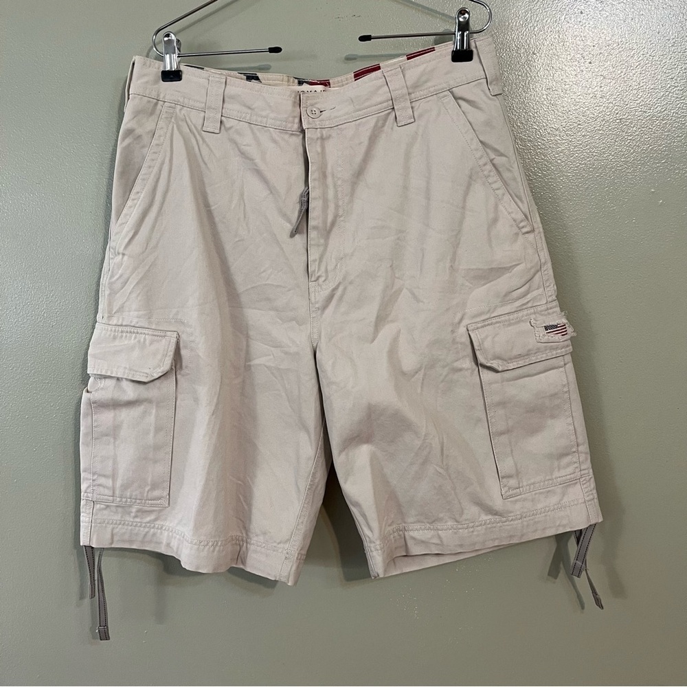 Sonoma Jean Men's Tan Cargo Shorts Y2K Size 34